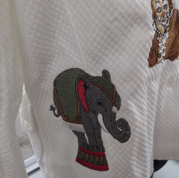 Rare Vintage Womens RQT embroidered Clown Blazer Jacket Sz 16 One Of A Kind - Picture 10 of 12